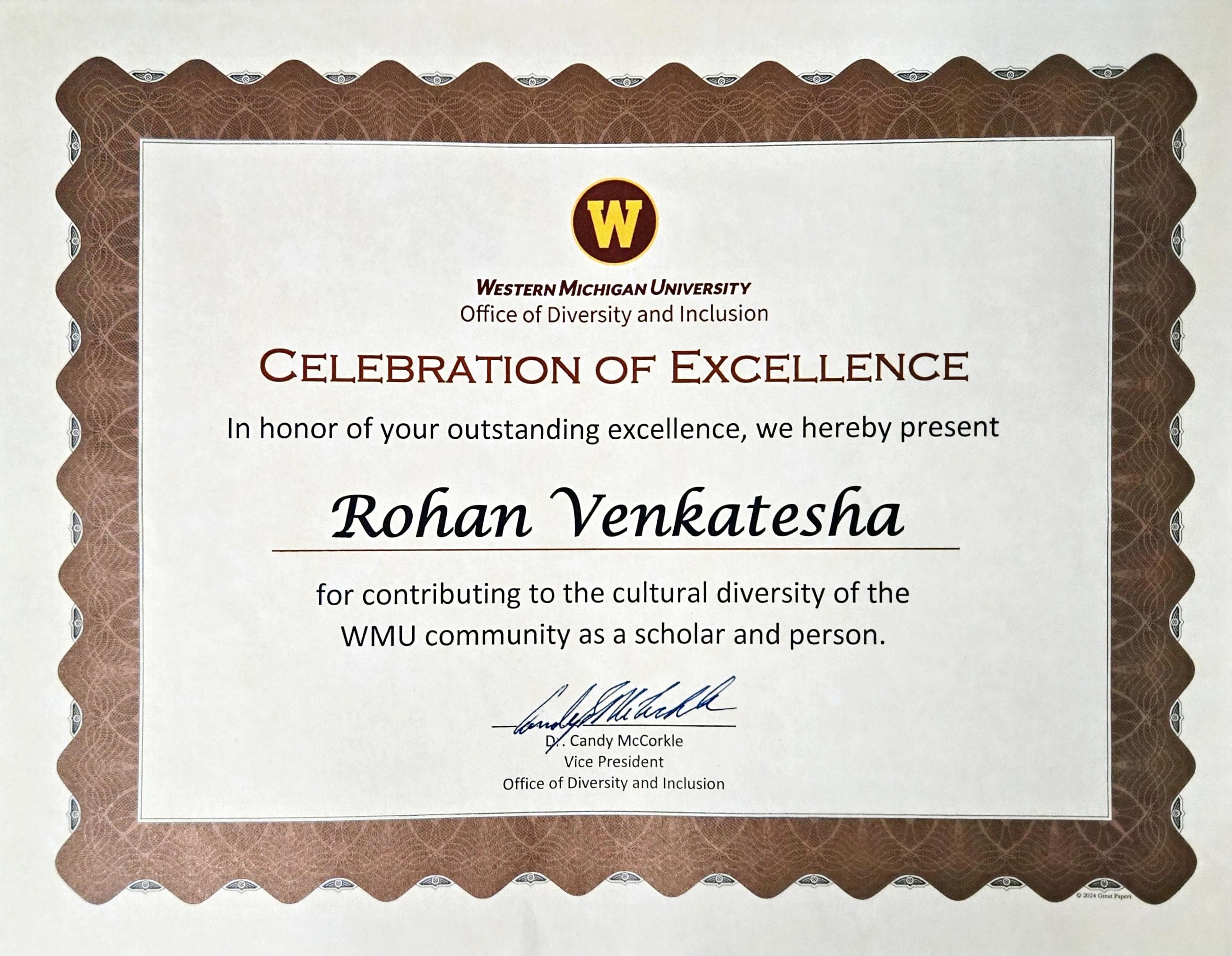 Celebration of Excellence